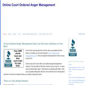 Court Ordered Anger Management