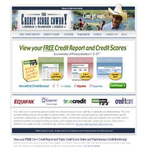 Free Credit Reports & Credit Scores