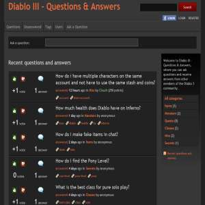 Diablo 3 help community