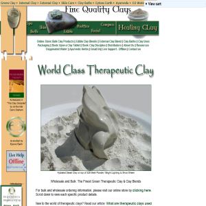 Fine Therapeutic Clay - Bentonite, Montmorillonite & Illite
