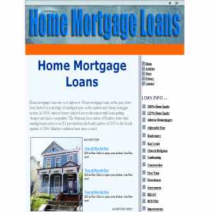 Home Mortgage Loans