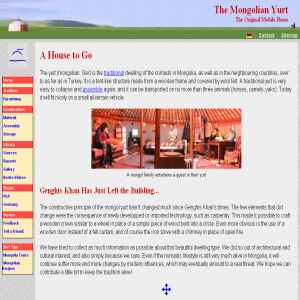 The Mongolian Yurt