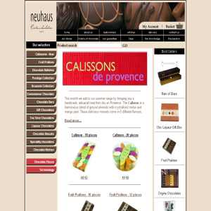 Luxury chocolate gift box by Neuhaus UK