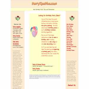 Kids Birthday Party Tips & Information