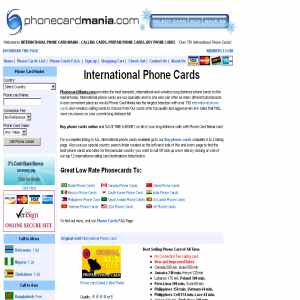 International Phone Card Mania