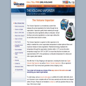 Volcano Vaporizer - Free Shipping