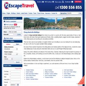 Australia Holidays - Escape Travel
