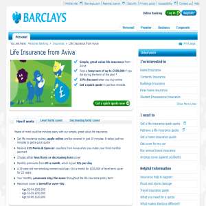Life Cover - Barclays life insurance
