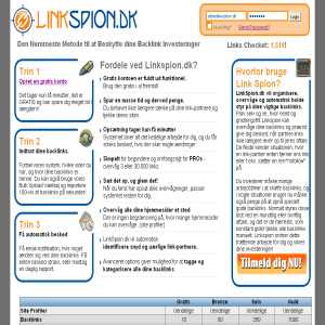 Link Spion | Keep track on your backlinks