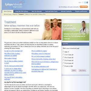 Epilepsy Treatment - About and Information