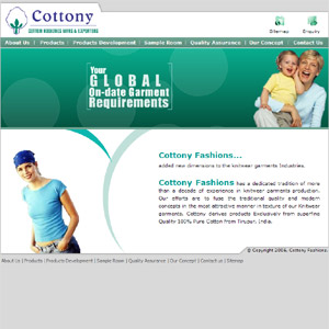 Cottony Fashions - Knitwear Garments Industry India