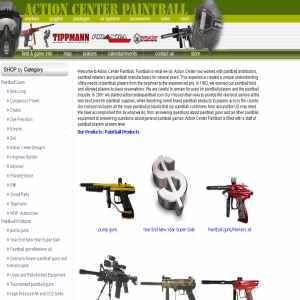 Paintball Products - Action Center Paintball