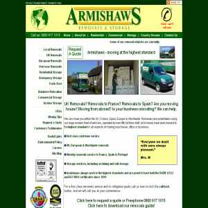 Armishaws removals and storage