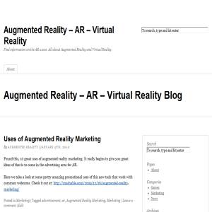 Augmented Reality - a personal view on AR