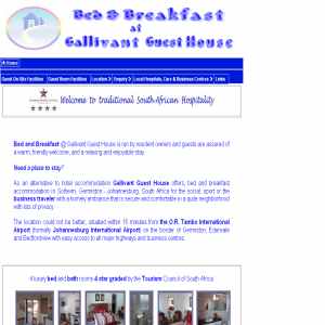 Bed & Breakfast at Gallivant Guest House