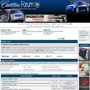 Cadillac Forums