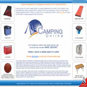 Camping Equipment UK