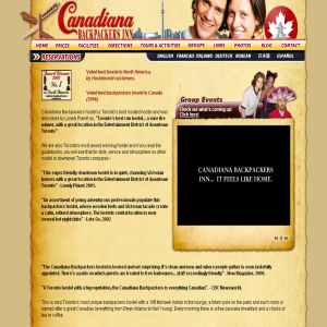 Canadiana Backpackers Hostel Toronto