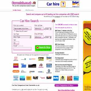 Carrentals.co.uk  - Car hire comparison search engine