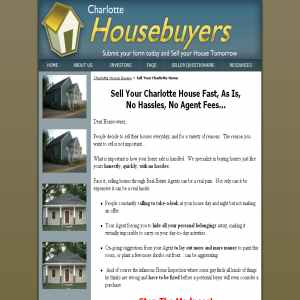 Charlotte House for Cash to Professional Homebuyers