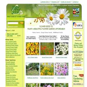 Cheap Seeds sells high quality flower seeds with free shipping
