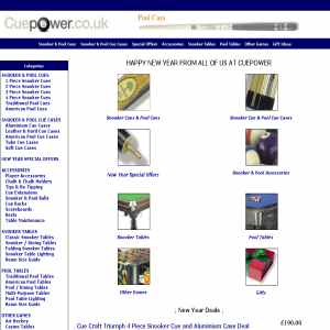 CuePower | Pool Cues, Snooker Cues, cases, Pool Tables, Snooker Tables