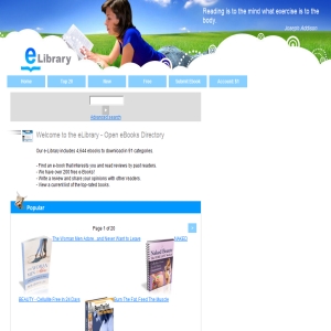 eLibrary - Open Ebooks Directory