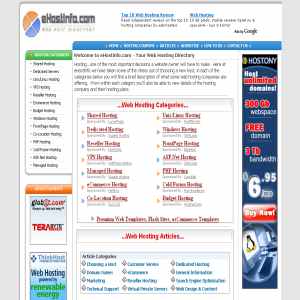 eHostInfo | Web Hosting Directory