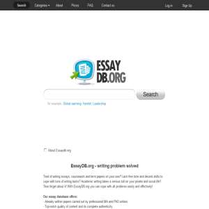Free essays - essaydb.org