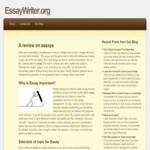 Custom Essay - EssayWriter.org