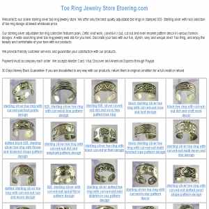 Toe Ring Jewelry Online