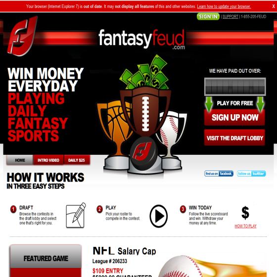 Daily Fantasy Sports Sites