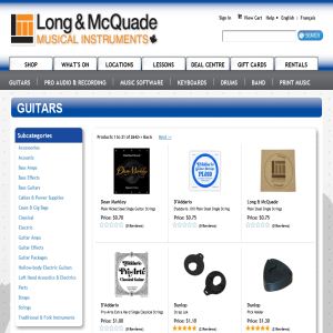 Long & McQuade - Guitars