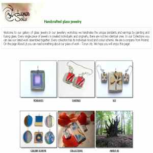 Glass jewelry | hand made pendants and earrings
