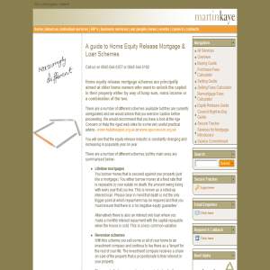 Home Equity Release Mortgages