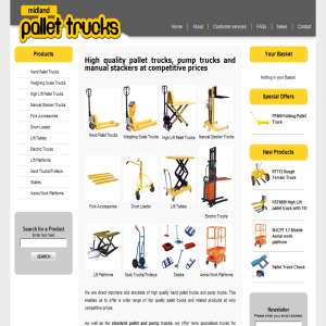 Pump Trucks, Pallet Trucks & Lift Tables