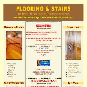 New wood Floors & Stairs Brooklyn New York