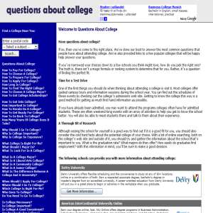 Questions About College