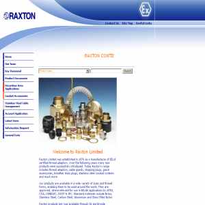 Raxton cable gland adaptors and conduit systems
