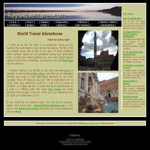Rays Adventures | World Travel Experiences & Other Adventures