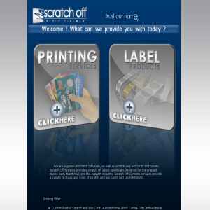 Scratch Off Systems