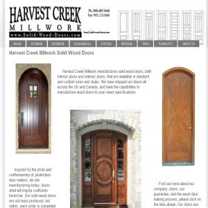 Wood Doors by Harvest Creek Millwork