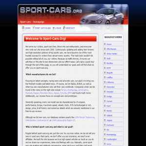 Sport cars | Homepage