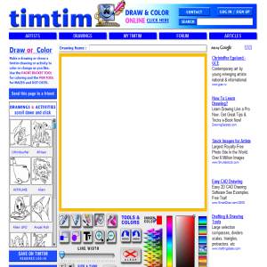 TimTim free drawings & online coloring drawings