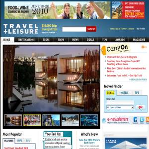 Travel + Leisure Magazine - Vacation guides