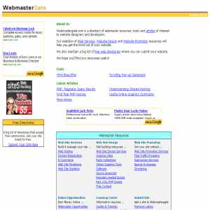Webmaster Resources and Articles