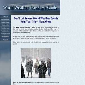World Weather Travellers Guide