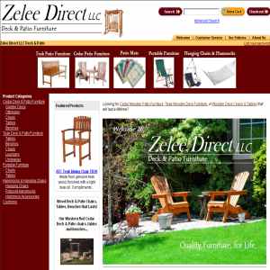 Outdoor deck and patio furniture