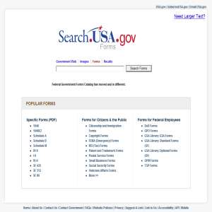 Federal Forms Catalog for Citizens