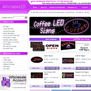 LED sign supply online